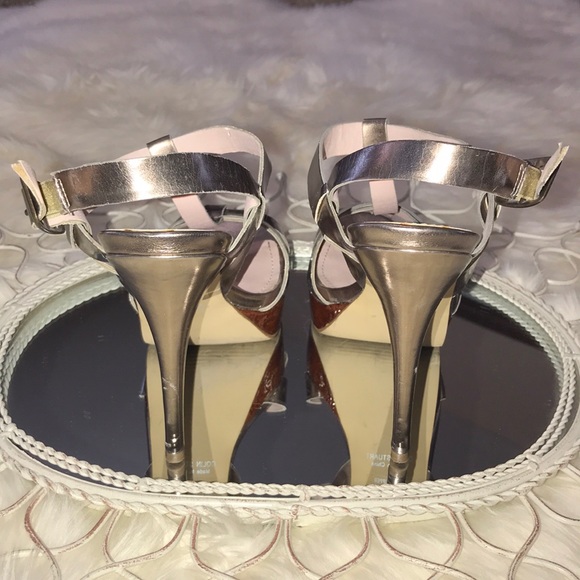 Colin Stuart Ankle Strap Platform Heels - Picture 3 of 5